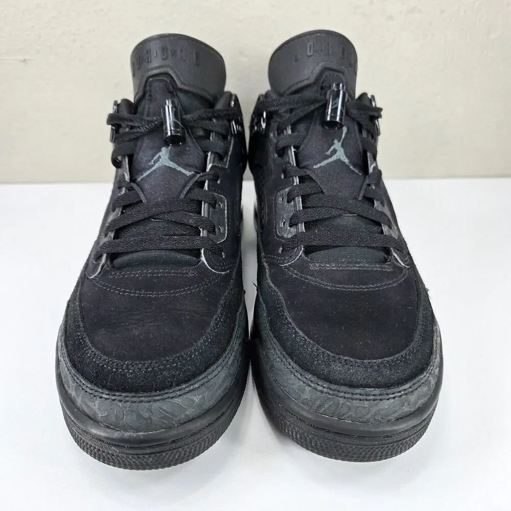 Jordan Spizike Low Black Cat FQ1759-001 Black Sneakers Sz 8.5